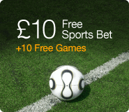 10 free bet plus 32 free games 185x160