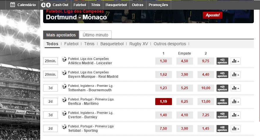 Betclic pagina inicial 1