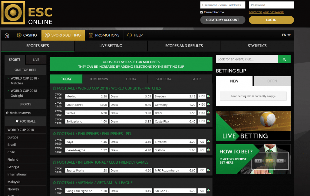Esc online casa de apostas 3